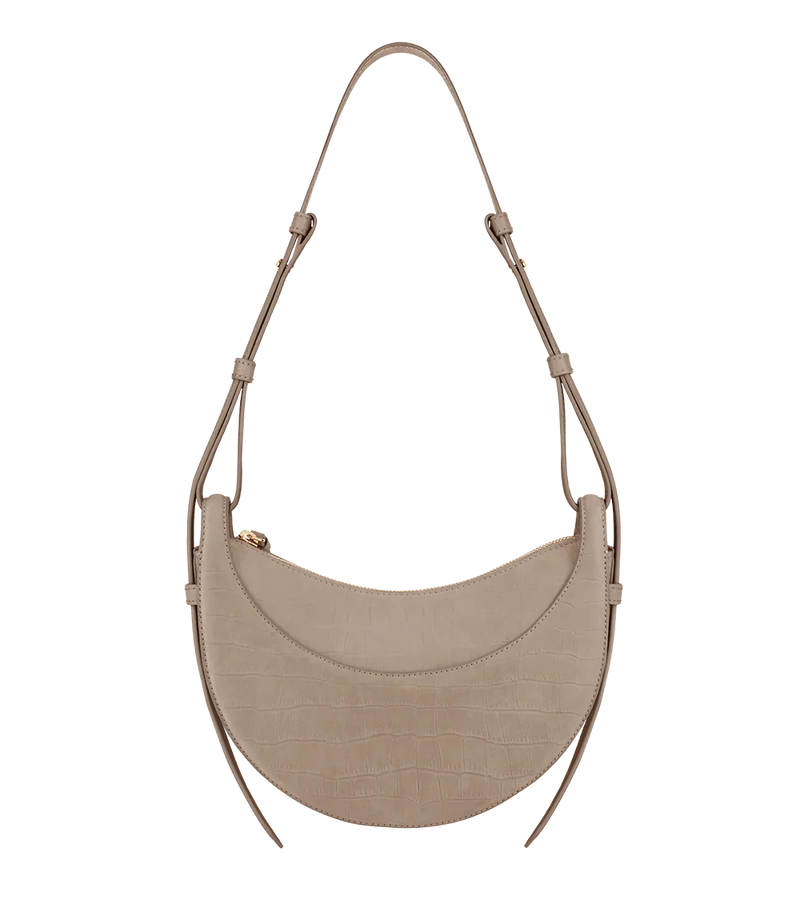 Numéro Dix EDITION CROCODILE NUBUCK TAUPE